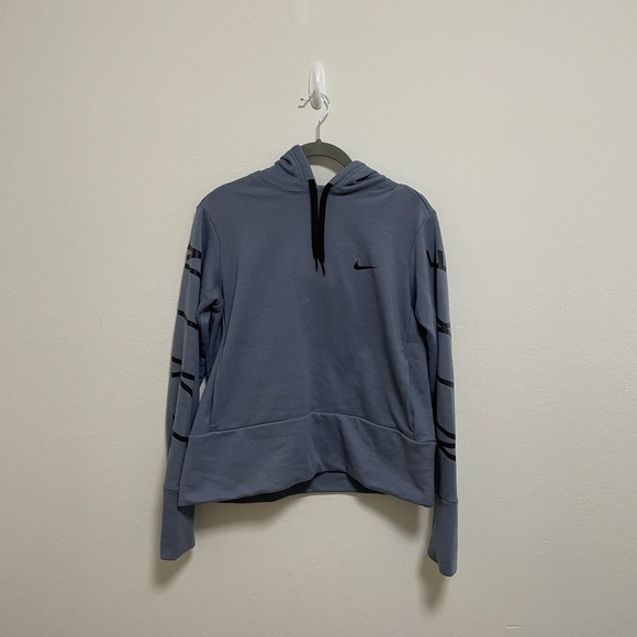 Nike Blue Hooded Sweatshirt Size Small - Picture 1 of 5